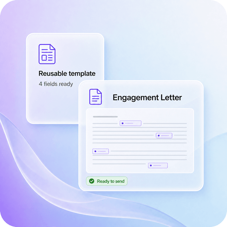 Reusable legal document workflow reducing contract turnaround