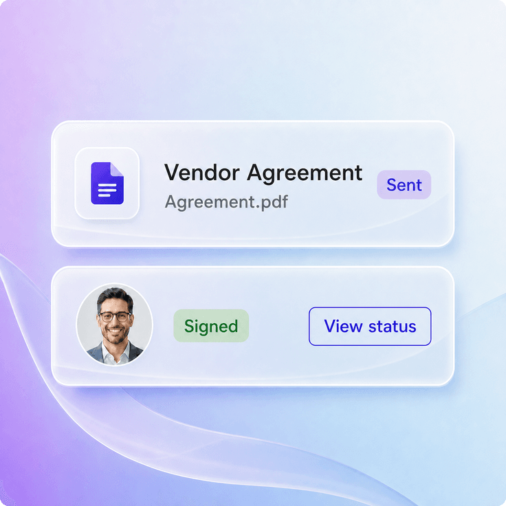 Supplier agreement moving quickly to electronic signature