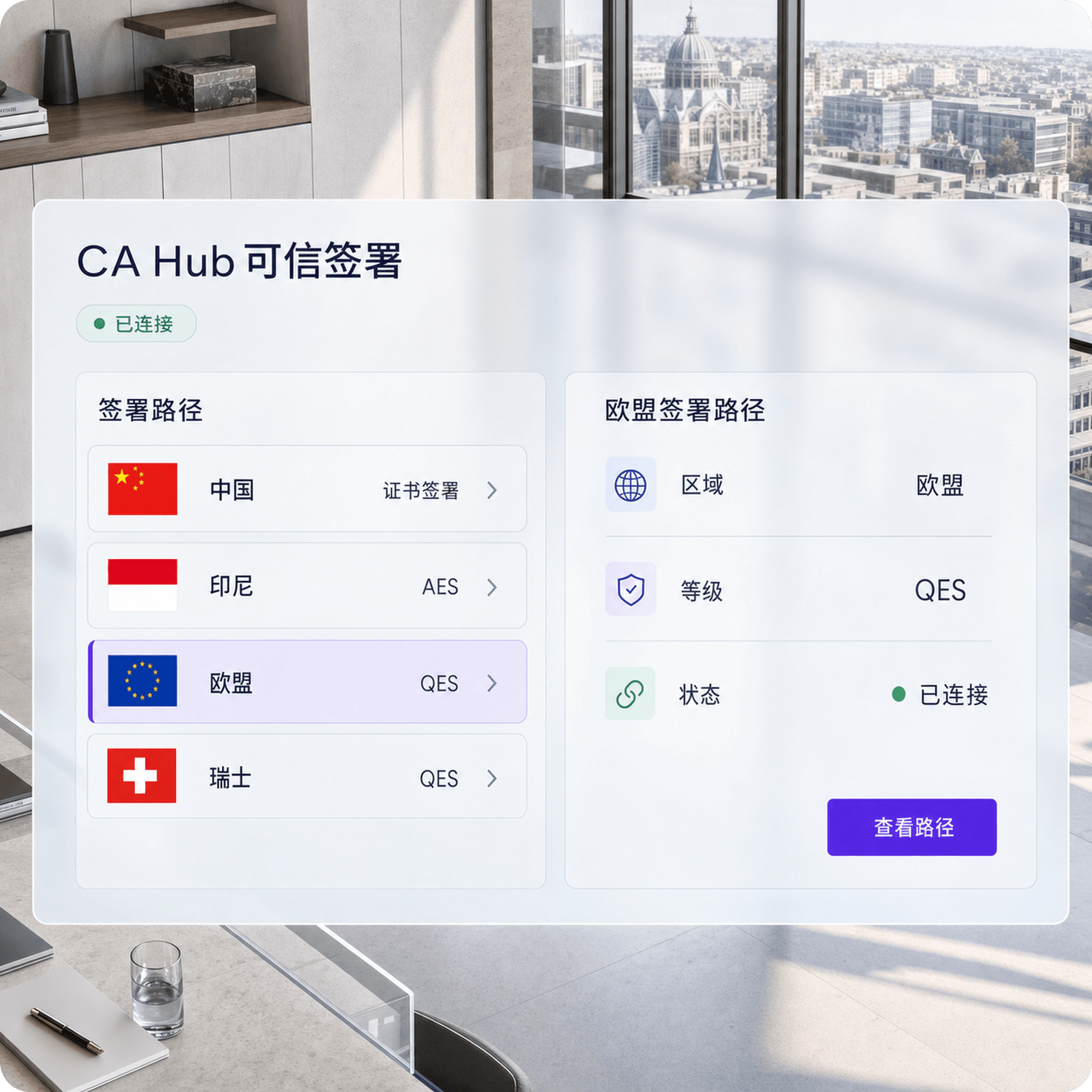 CA Hub 连接全球信任服务提供商与跨境签约流程