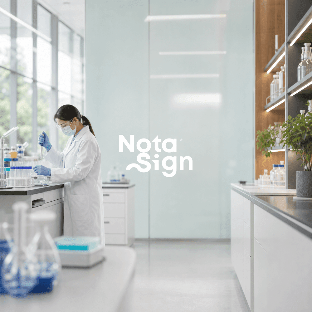 Regulated signing workspace supported by Nota Sign