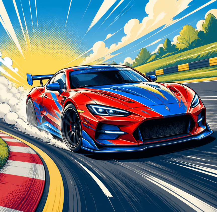 Automotive industry illustration