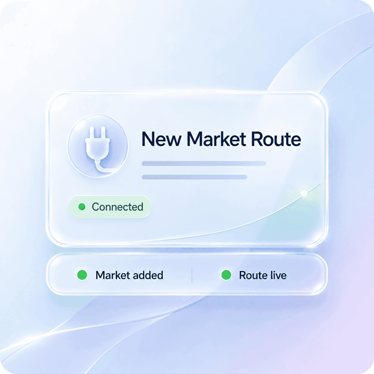 Launch in new markets faster