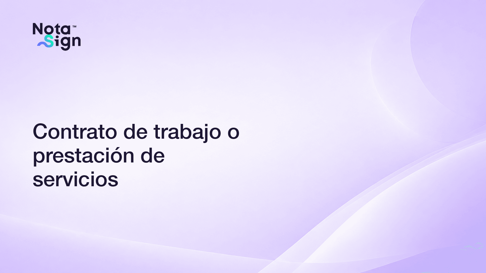 Contrato de trabajo o prestación de servicios