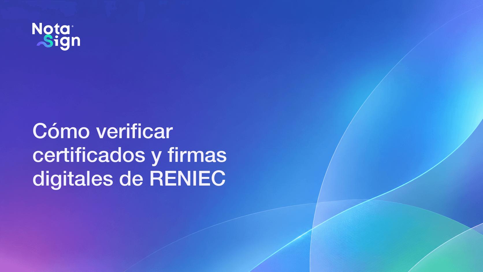 Cómo verificar certificados y firmas digitales de RENIEC