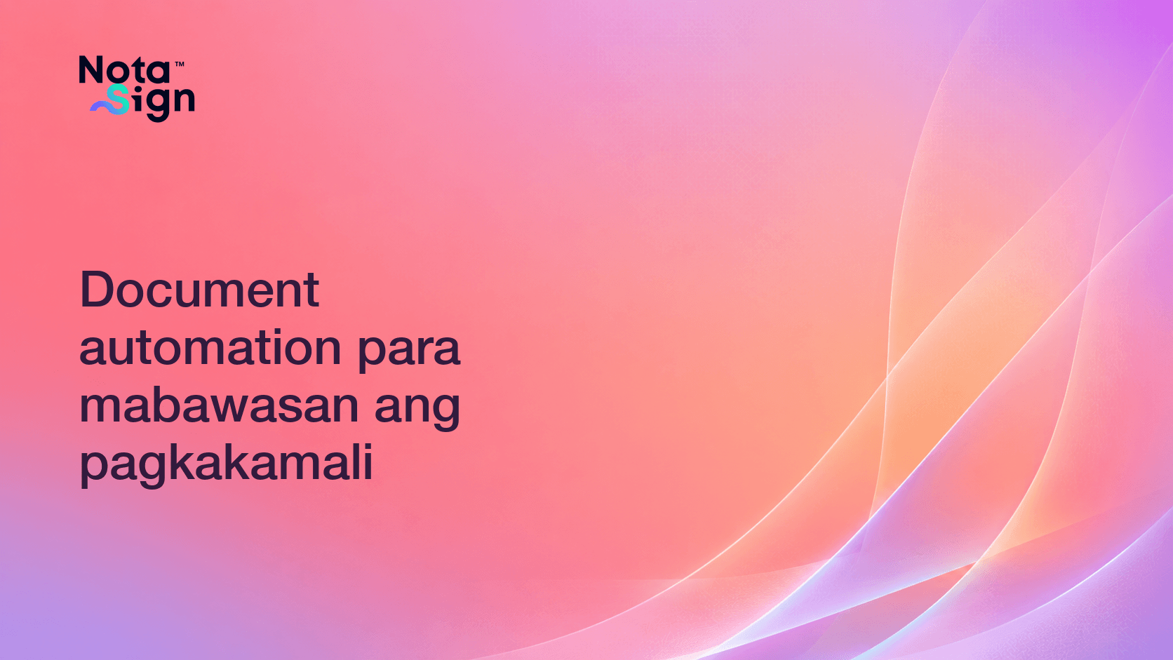 Document automation para mabawasan ang pagkakamali