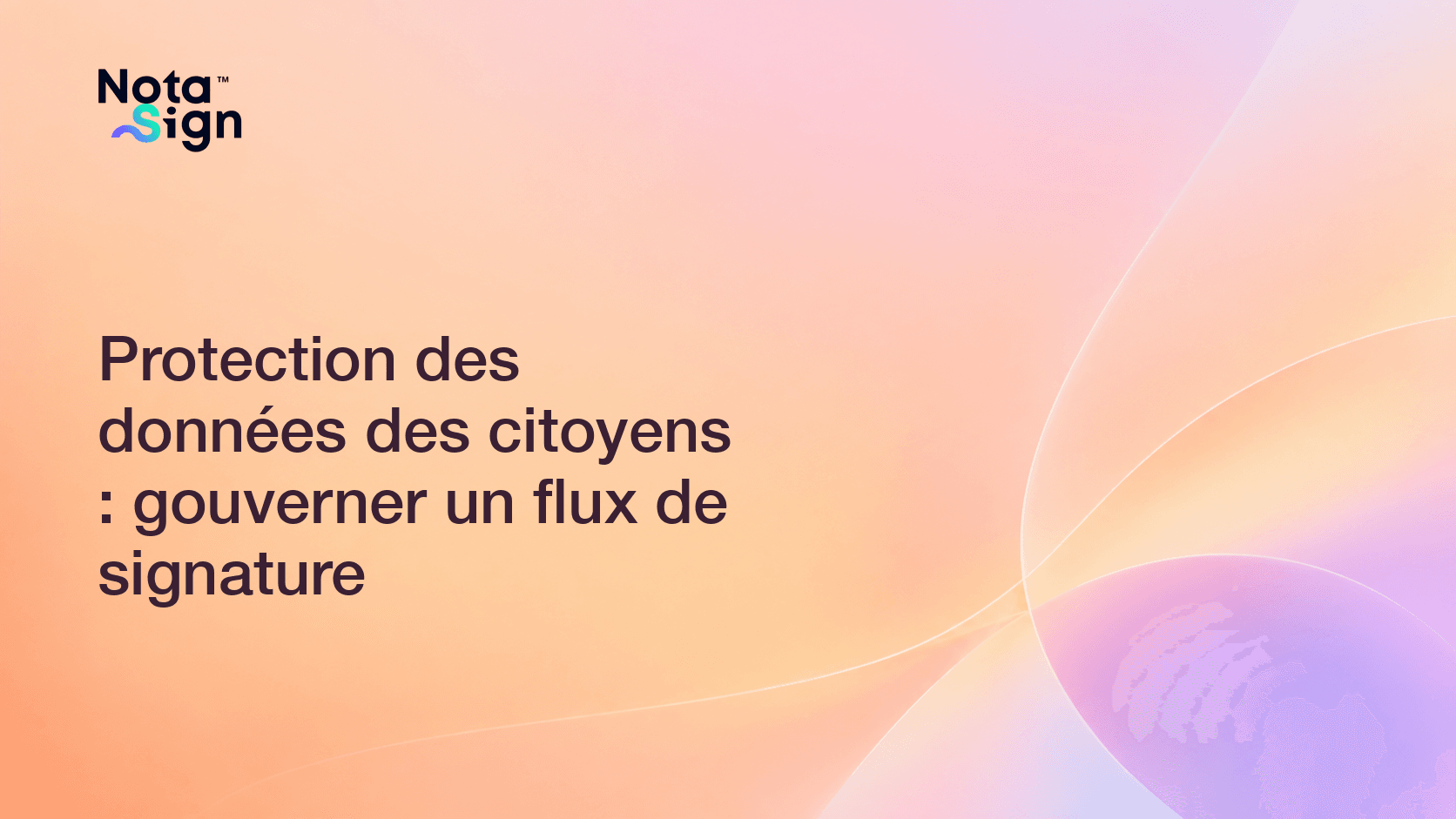 Protection des données des citoyens : gouverner un flux de signature