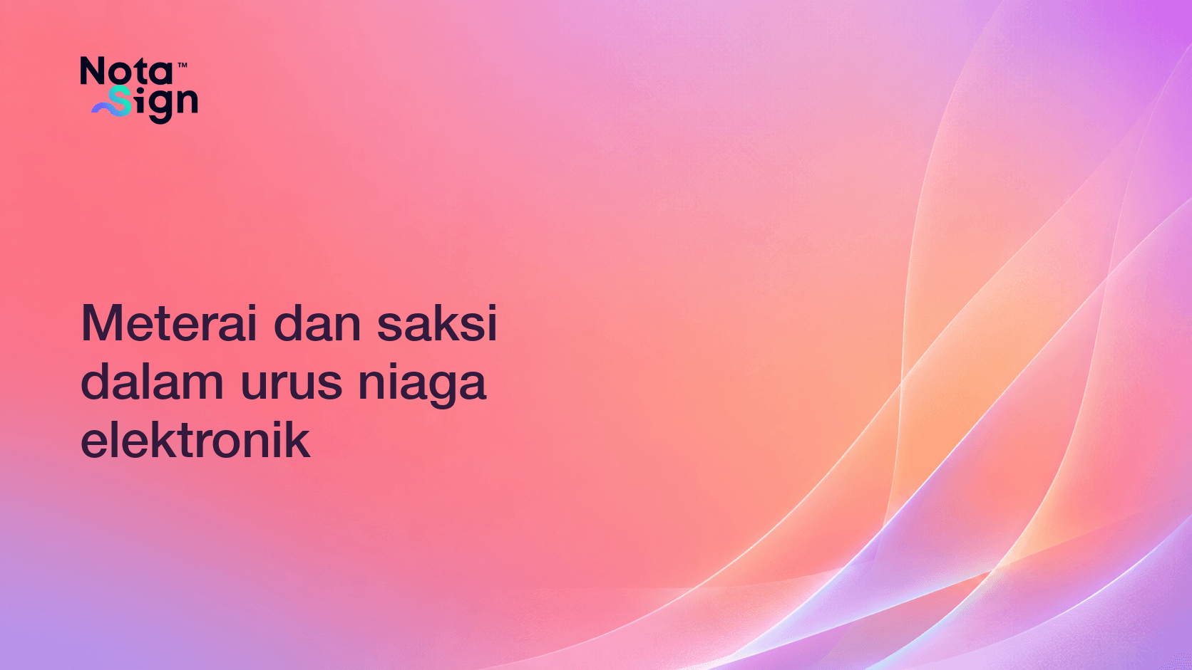 Meterai dan saksi dalam urus niaga elektronik