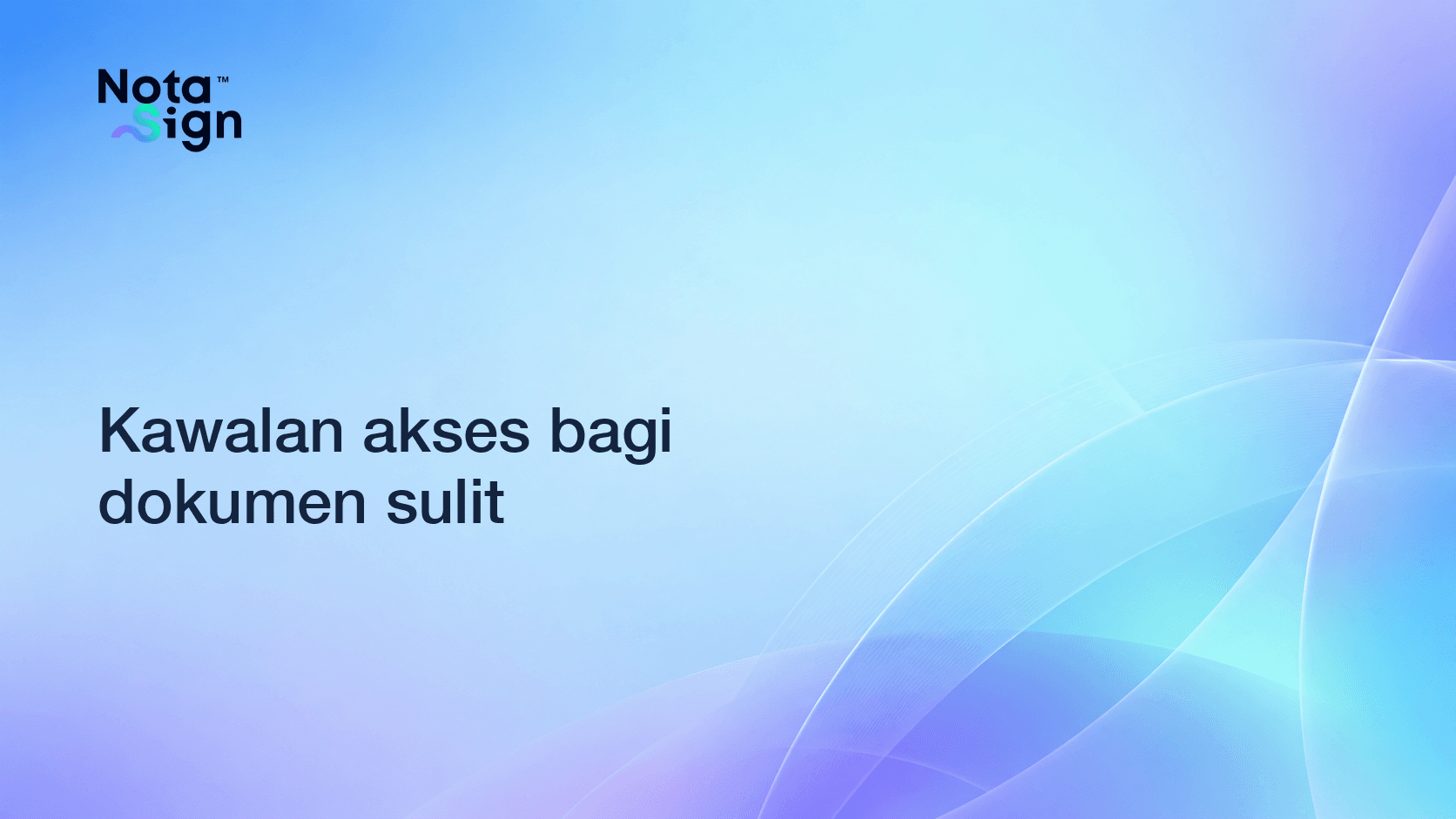 Kawalan akses bagi dokumen sulit