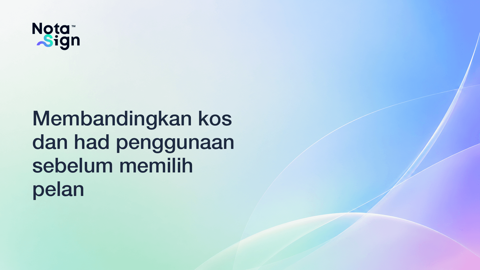 Membandingkan kos dan had penggunaan sebelum memilih pelan