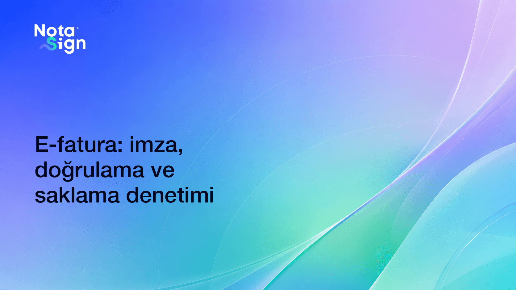 E-fatura: imza, doğrulama ve saklama denetimi