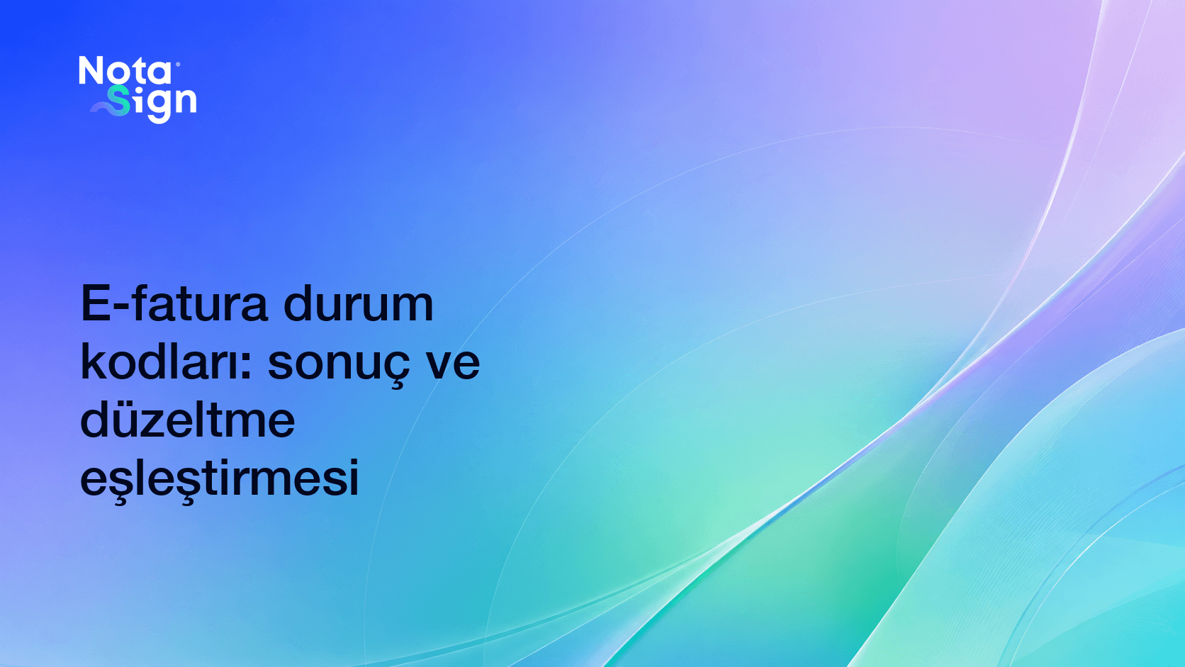 E-fatura durum kodları: sonuç ve düzeltme eşleştirmesi